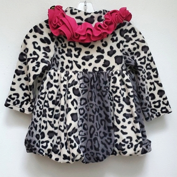 Mack & CO. Girl's Snow Leopard Coat Size 4T - Picture 6 of 11